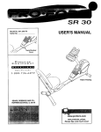 ProForm 831.28317 Exercise Bike User Manual