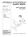 ProForm 831.21521.0 Home Gym User Manual