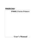 Printronix P5000LJ Printer User Manual