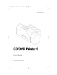Primera Technology 6 Printer User Manual