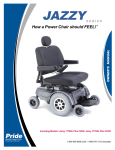 Pride Mobility 1170XL Plus 2VHD, 1170XL Plus 3VHD Mobility Aid User Manual