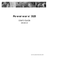 Powerware 3115 Power Supply User Manual