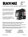 Powermate PM0601101 Portable Generator User Manual