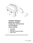 Poulan 954 04 05-10 Lawn Mower Accessory User Manual