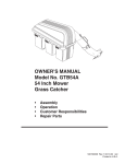 Poulan 532190226 Lawn Mower Accessory User Manual