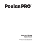 Poulan 460ZX / 966550201 Lawn Mower User Manual