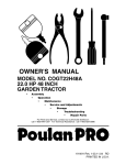 Poulan 191491 Lawn Mower User Manual