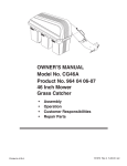 Poulan 151673 Lawn Mower Accessory User Manual