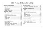 Pontiac g6 Automobile User Manual