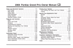 Pontiac 2008 grand prix Automobile User Manual