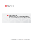 Polycom 1500 C IP Phone User Manual