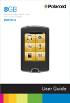 Polaroid PMP281-8 MP3 Player User Manual