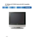 Polaroid FXM-1511C TV DVD Combo User Manual