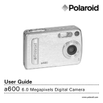 Polaroid a600 Digital Camera User Manual