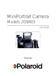 Polaroid 203 Film Camera User Manual