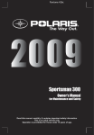 Polaris 9921818 Offroad Vehicle User Manual