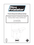 Pitco Frialator 14 Fryer User Manual