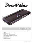 Phoenix Gold TI1600.5 Car Amplifier User Manual