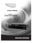 Philips VRA231AT VCR User Manual