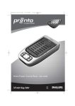 Philips TSU 3000 Universal Remote User Manual