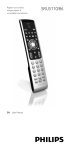 Philips SRU5110/86 Universal Remote User Manual