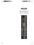 Philips SRU4208WM/17 Universal Remote User Manual