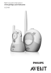 Philips SCD470 Baby Monitor User Manual