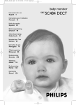 Philips SBC SC484 Baby Monitor User Manual