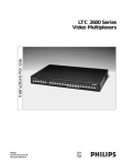Philips LTC 2600 Stereo Receiver User Manual