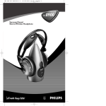 Philips HC8900 Headphones User Manual