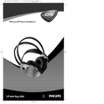 Philips HC8390 Headphones User Manual