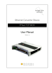 Philips FMod-TCP BOX Network Card User Manual