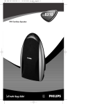 Philips BC 8310 Speaker User Manual