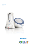 Philips AVENT SCD498 Baby Monitor User Manual