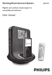 Philips AJ301DB/79 MP3 Docking Station User Manual