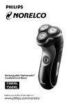 Philips 7360XL Electric Shaver User Manual