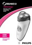 Philips 6756X Electric Shaver User Manual