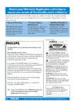 Philips 42PF7220A/37B Flat Panel Television User Manual