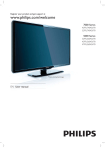 Philips 32PFL5604D/78 Flat Panel Television User Manual