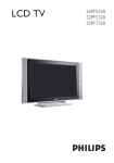 Philips 32PF7320 Flat Panel Television User Manual