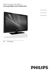 Philips 32HFL5332/97 Flat Panel Television User Manual