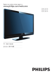 Philips 32HFL3331/93 Flat Panel Television User Manual