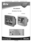 Philips 3135-125-20871 CRT Television User Manual