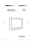 Philips 29PT5308 CRT Television User Manual