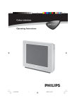 Philips 29PT3323 CRT Television User Manual