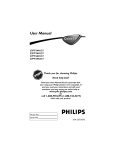 Philips 27PT5437 CRT Television User Manual