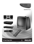 Philips 27PT41B1 CRT Television User Manual