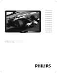 Philips 26HL5561L/ CRT Television User Manual
