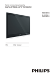 Philips 248C3L Flat Panel Television User Manual