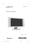 Philips 23PF9976i Flat Panel Television User Manual